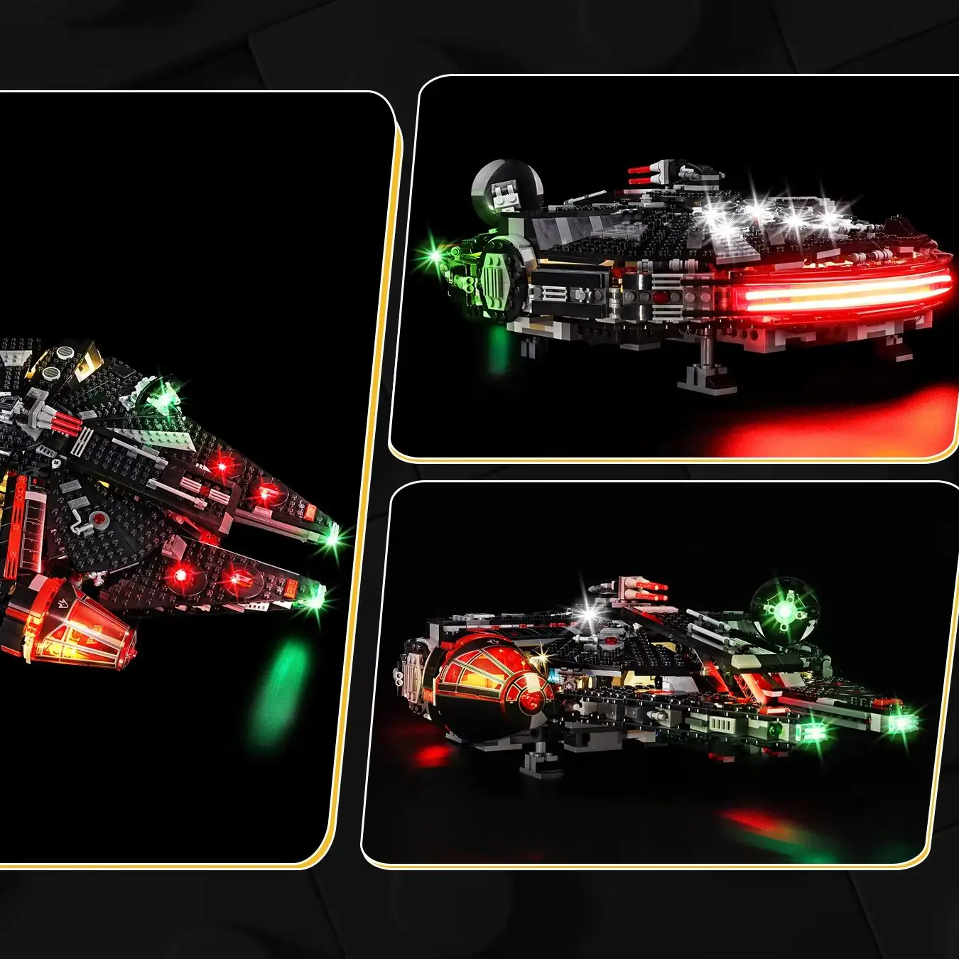 

Комплект светодиодных фонарей для конструктора LEGO The Dark Falcon 75389