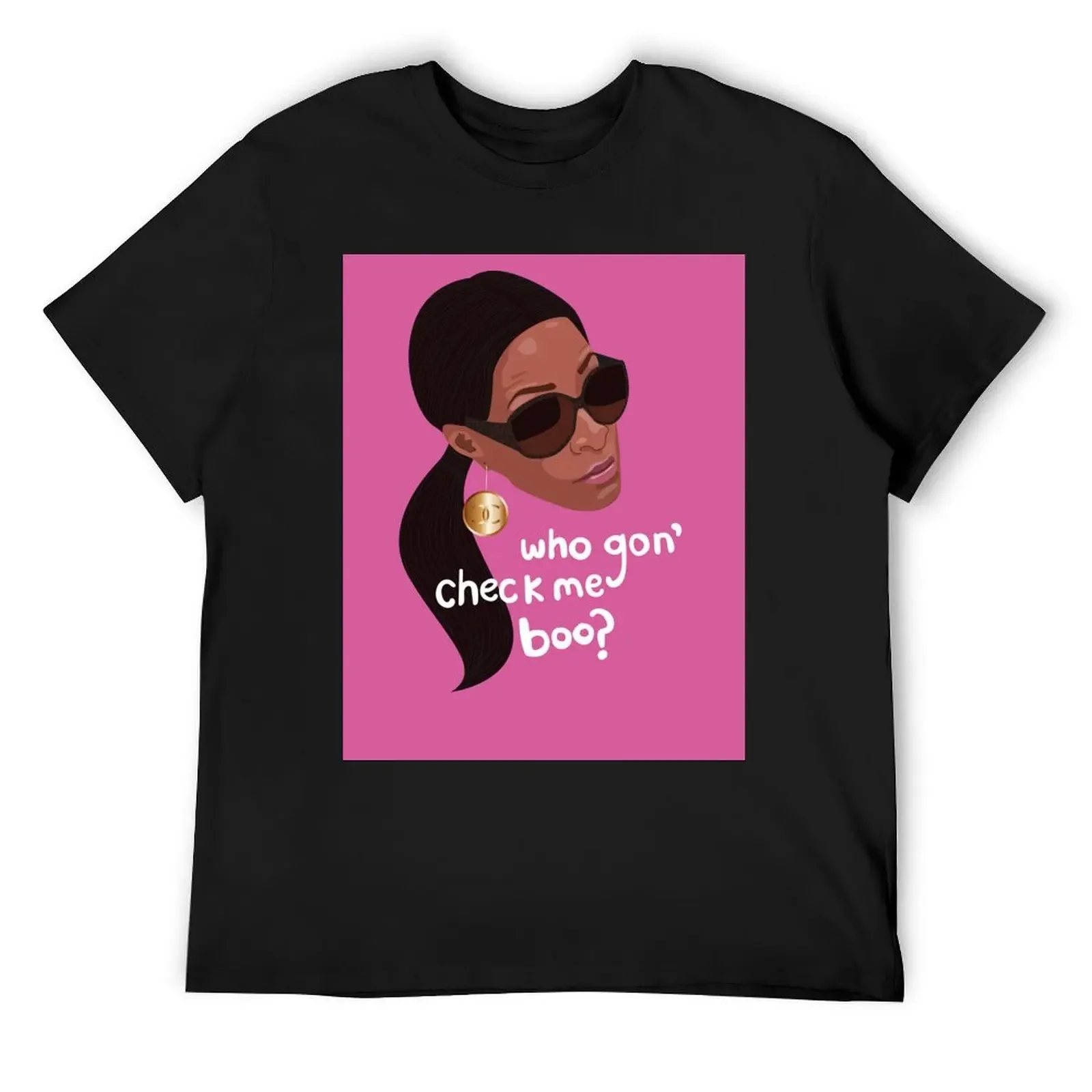 Sheree - RHOA - Real Housewives Atlanta - Who Gon Check Me Boo? T-Shirt customizeds anime shirts men