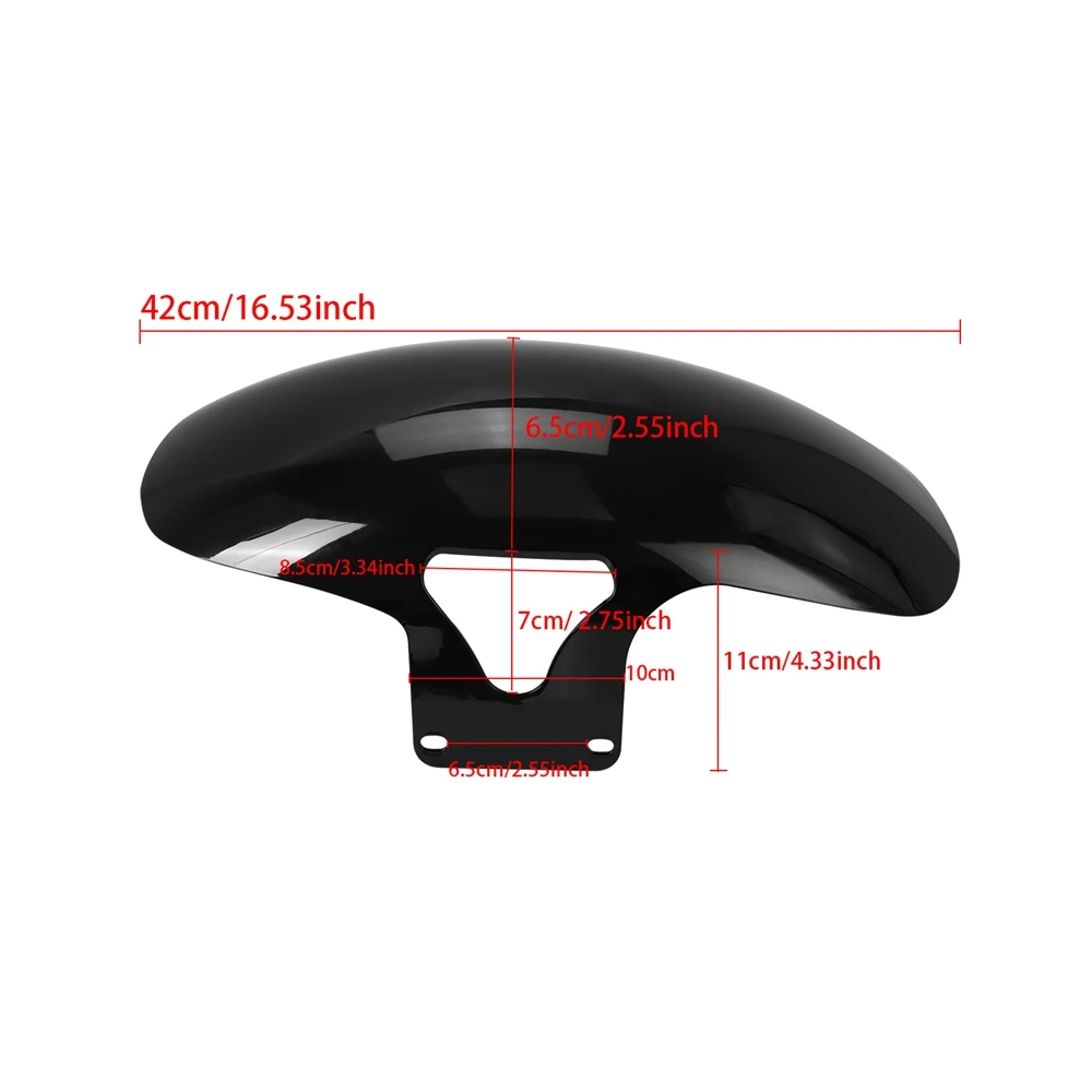 Moto nero lucido parafango anteriore parafango protezione della copertura per Harley Softail M8 Fatboy FLFBS FLFB 2018-2022 2021