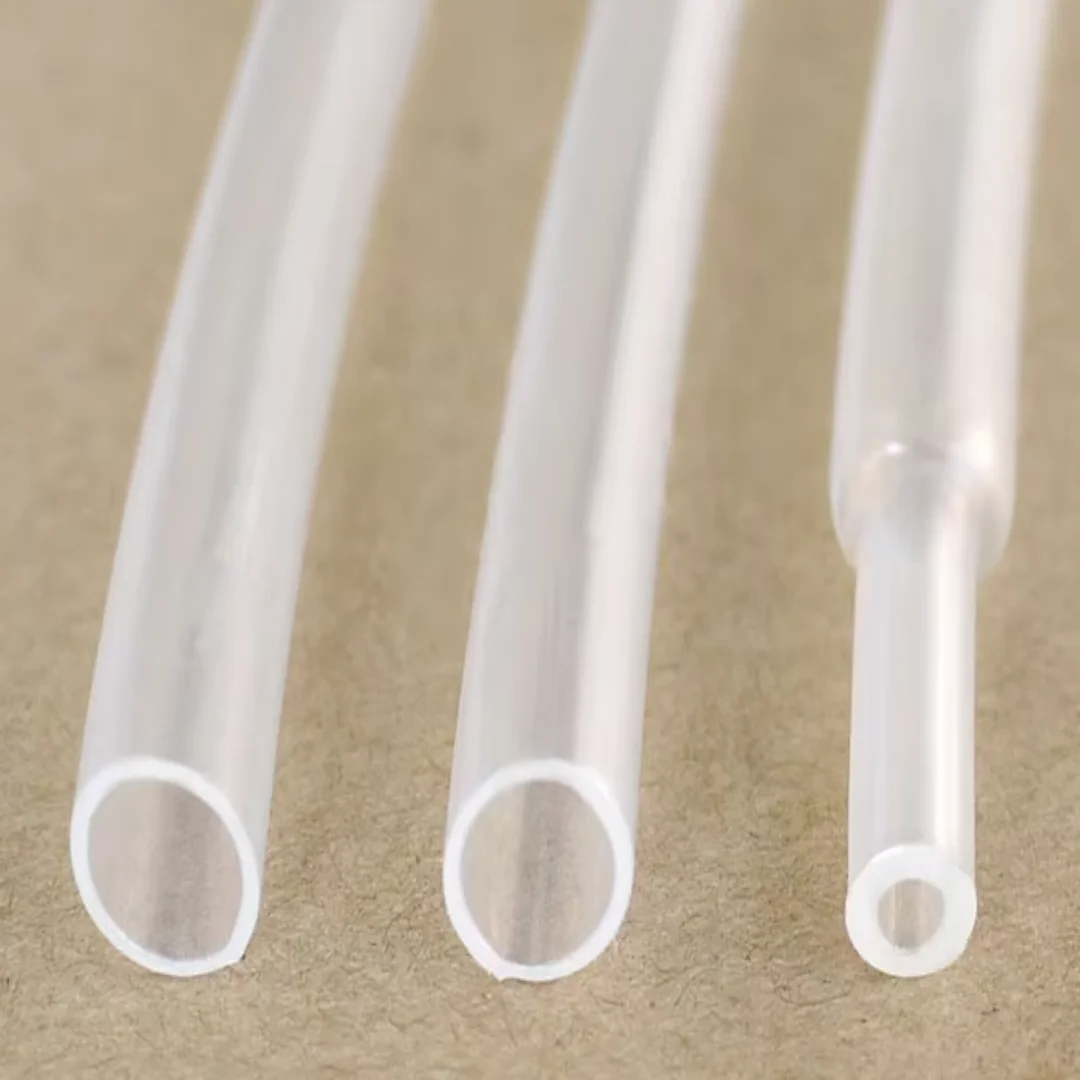 4-52mm(sample)20cm 4:1 Transparent Heat Shrinkable Double Wall Tube Tubing Heat Shrink Tubing With Glue Cable Sleeve