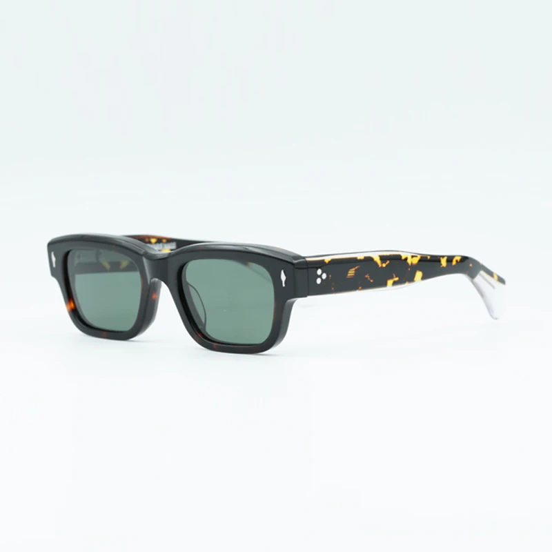 

JEFF Acetate Steampunk Sunglasses Unisex Square Tortoise Fashion Glasses Classical Retro Designer Eyeglasses