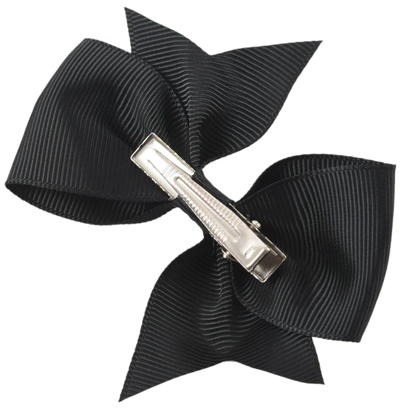 Lazos de pelo grandes para niña, diadema de grogrén con pinza de cocodrilo, Boutique, 20 piezas