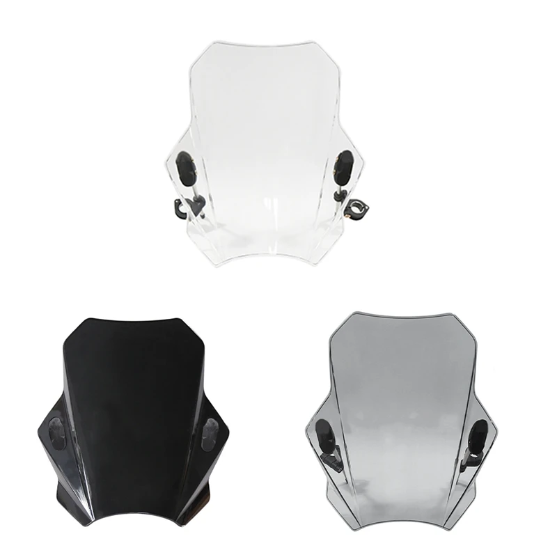 

Front Wind Deflectors Windscreen For Yamaha MT07 MT09 HONDA CBR600RR CB1000R GXSR 600 750 BMW Ducati 40X37cm Accessories