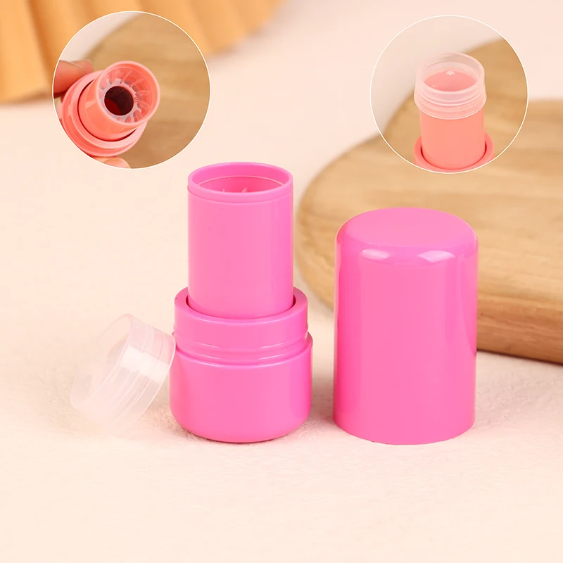 4g Refillable Lipstick Tube Lip Balm Container Rouge Tube Grooming Stick Cosmetic Containers Lotion Container Travel Bottle