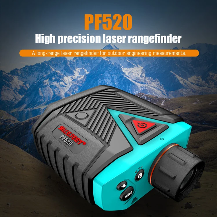 Mileseey PF520 IP65 8X Telescope Magnification Long Distance 2000m Golf Rangefinder Laser GPS Hunting Rangefinder With Wireless