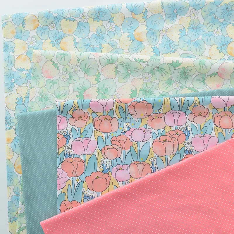 tecido-de-algodao-puro-com-estampa-de-tulipa-material-artesanal-diy-para-vestido-de-fada-estilo-morango-e-aquarela-uso-dom