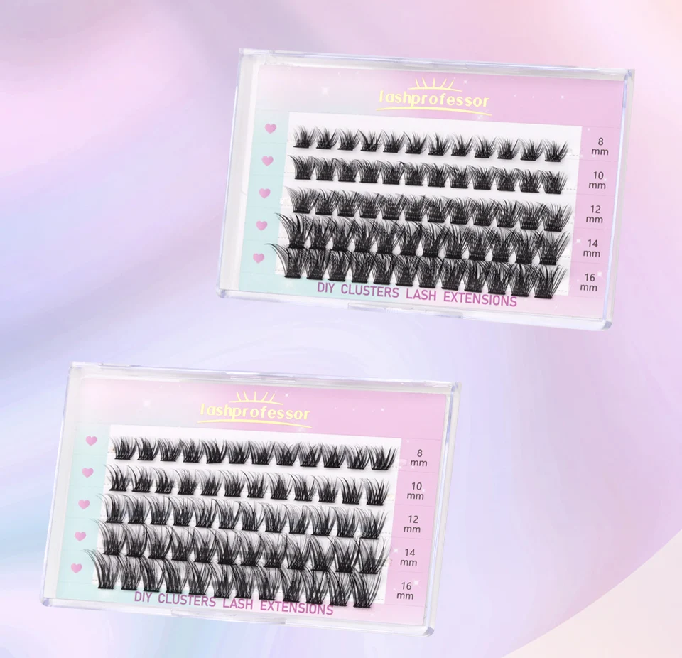 Lashprofessor 3d Volume Effect Diy Wimpers Cluster Mix Gesegmenteerde Wimper Extensions Bundels Individuele Wimper Fans Make-Up Cilios