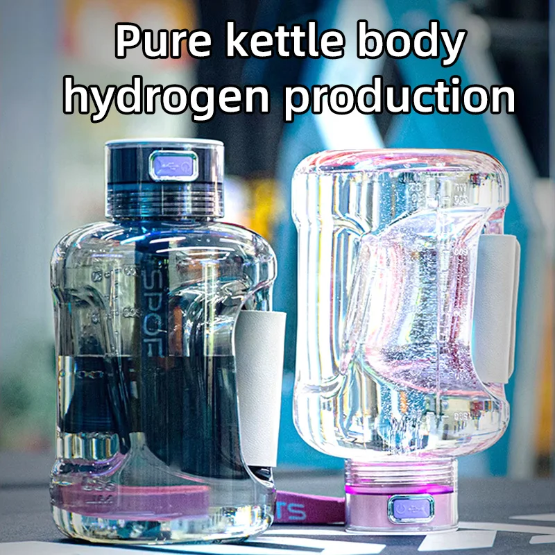 1500Ml Hydrogen Rich Water Generator Alkaline Energy Glass Bottle Anion Water Ionizer Anti Usb H2 Healthy Smart Cup