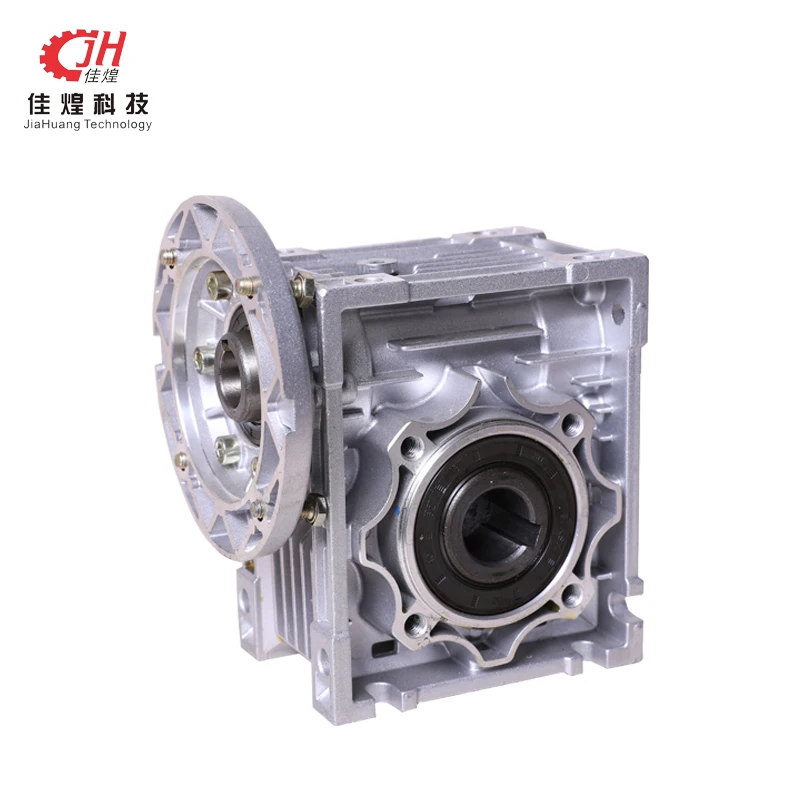 2.2-7.5kw durable NMRV130 single step gearbox 7.5-100 ratio worm gear speed reducer