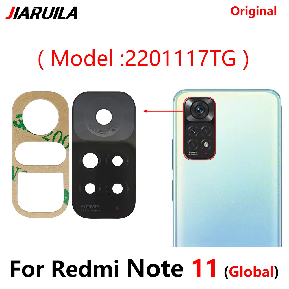 NEW Back Rear Camera Glass Lens With Ahesive For Xiaomi Mi 11 Lite 5G 11T Pro Ultra Redmi Note 11E 11S 11T 5G Repair