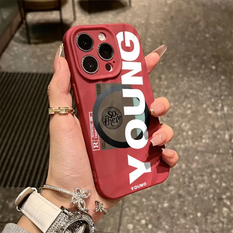 

Creative Letter Screen Phone Case Suitable for 15, 14, 13, 12, 11 Pro Max Mini X XR XS SE 7, 8 Plus Anti Drop Phone Case