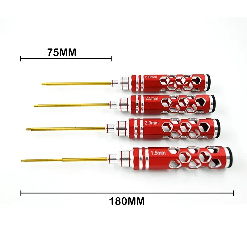 RC Remote Control Model Car Repair Tool Hollow Metal Hexagon Screwdriver 1.5/2.0/2.5/3.0mm