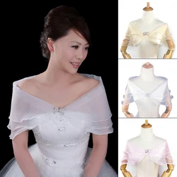 Sheer Wedding Shawl Wrap Scarves Convenient to Wear with Good Draping Effect Suitable For Wedding Party Wear