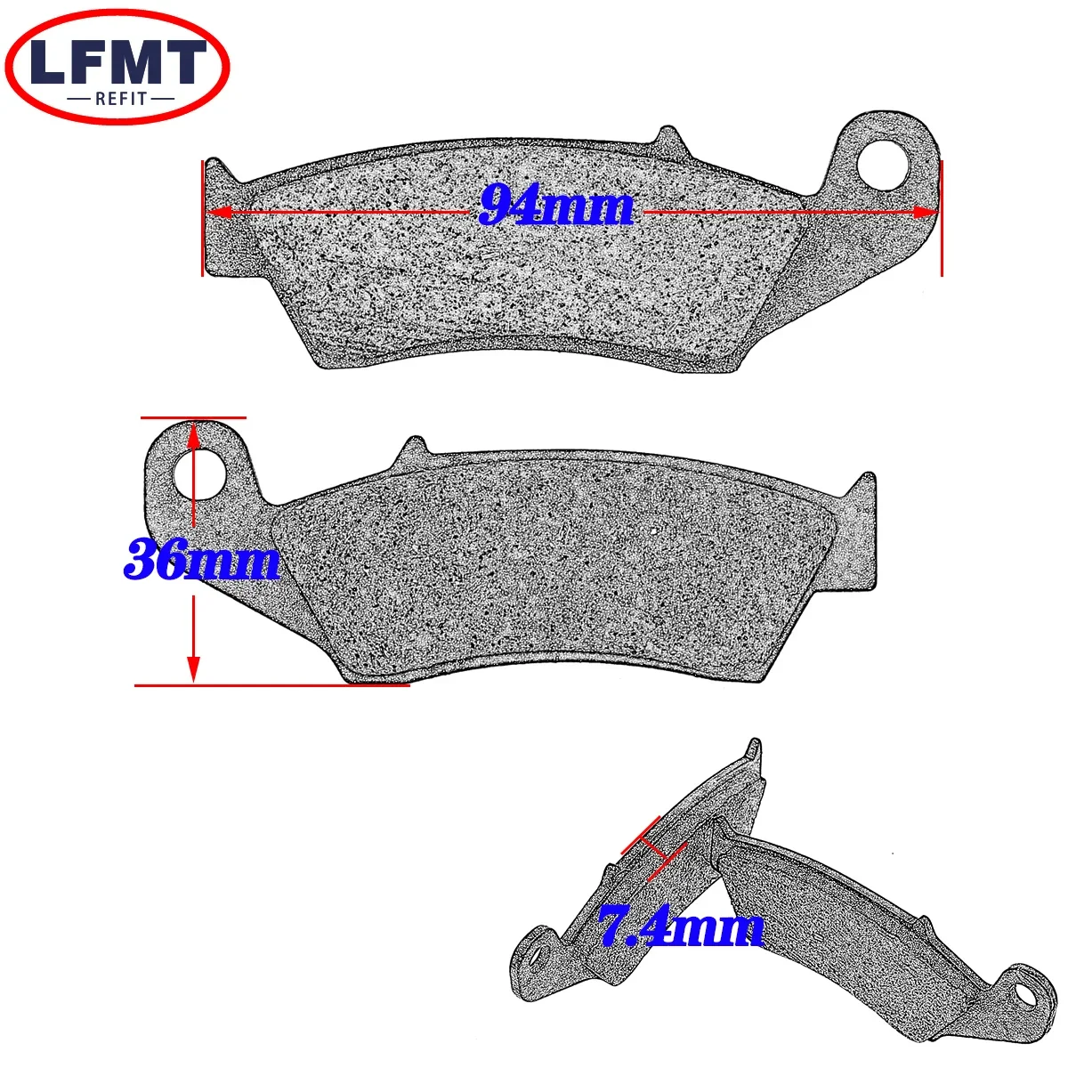 For HONDA Motorcycle Front and Rear Brake Pads XL600 XL650 XL700 XRV750 VV VW VX VY V1 V9 VA Transalp XL XRV 600 650 700 750