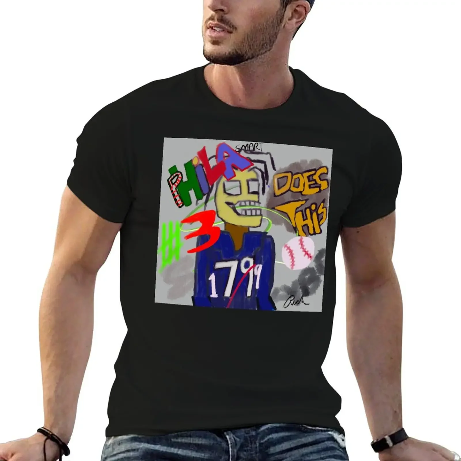 LA Philly NewYork Street Art T-Shirt sweat Blouse men graphic t shirts