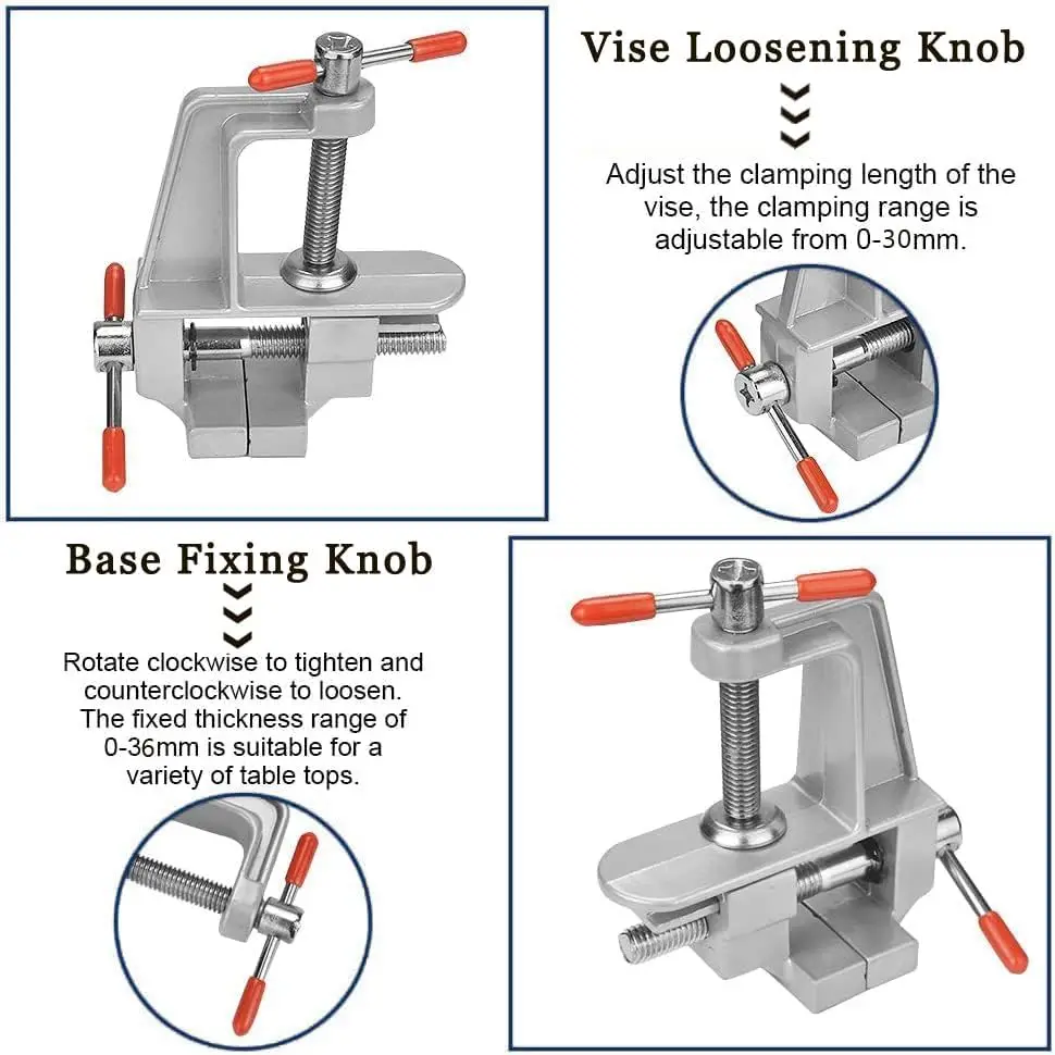 طاولة صغيرة منجلة هواية صغيرة مقعد نائب المجوهرات هواية المشابك الجدول مجوهرات جعل أداة المحمولة مقعد عمل ملزمة ثابتة