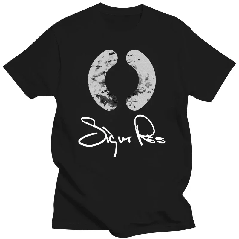 Tees Sz S-3XL Black Mens T-shirts Sigur Ros Rock Band 94 Cotton Harajuku Graphic T Shirts Men Clothing Ovrtsized