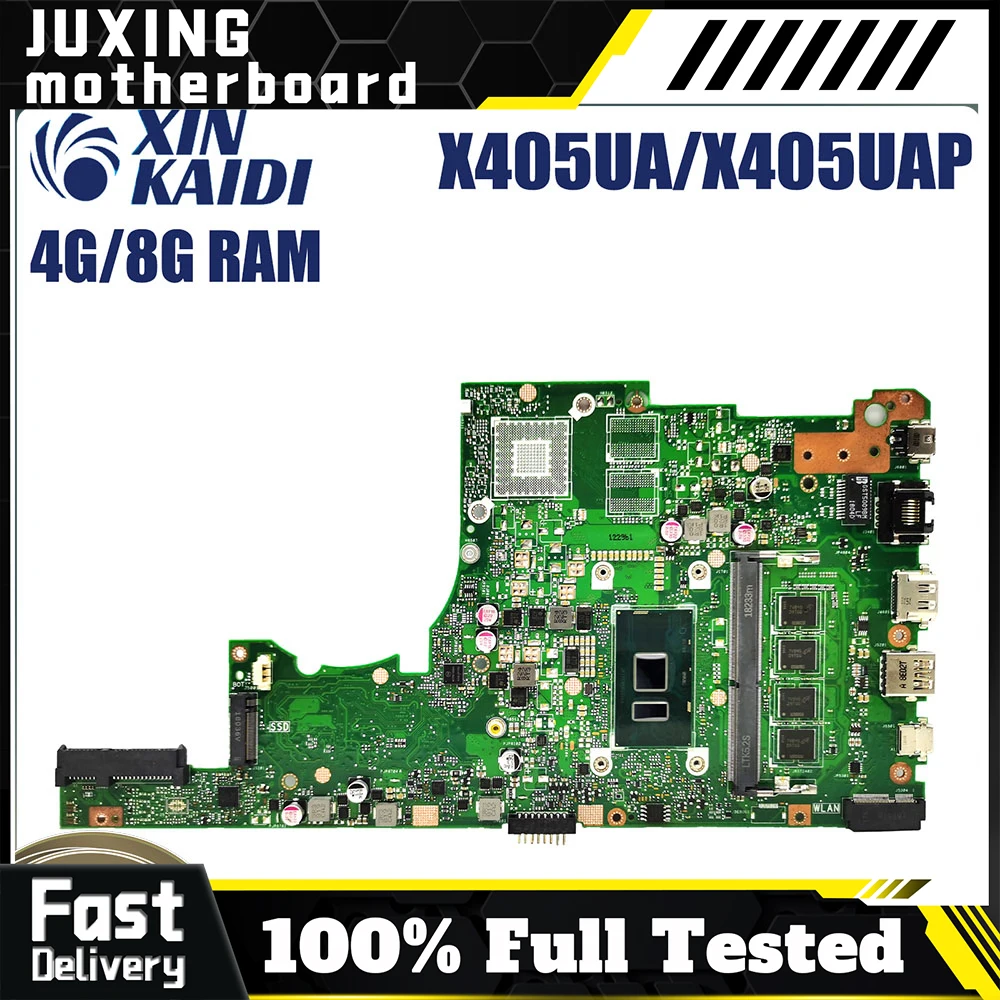 

X405UA For ASUS Motherboard X405UAP S4000U S4100U X405UA X405UB X405UQ X405UR X405URP Laptop Mainboard