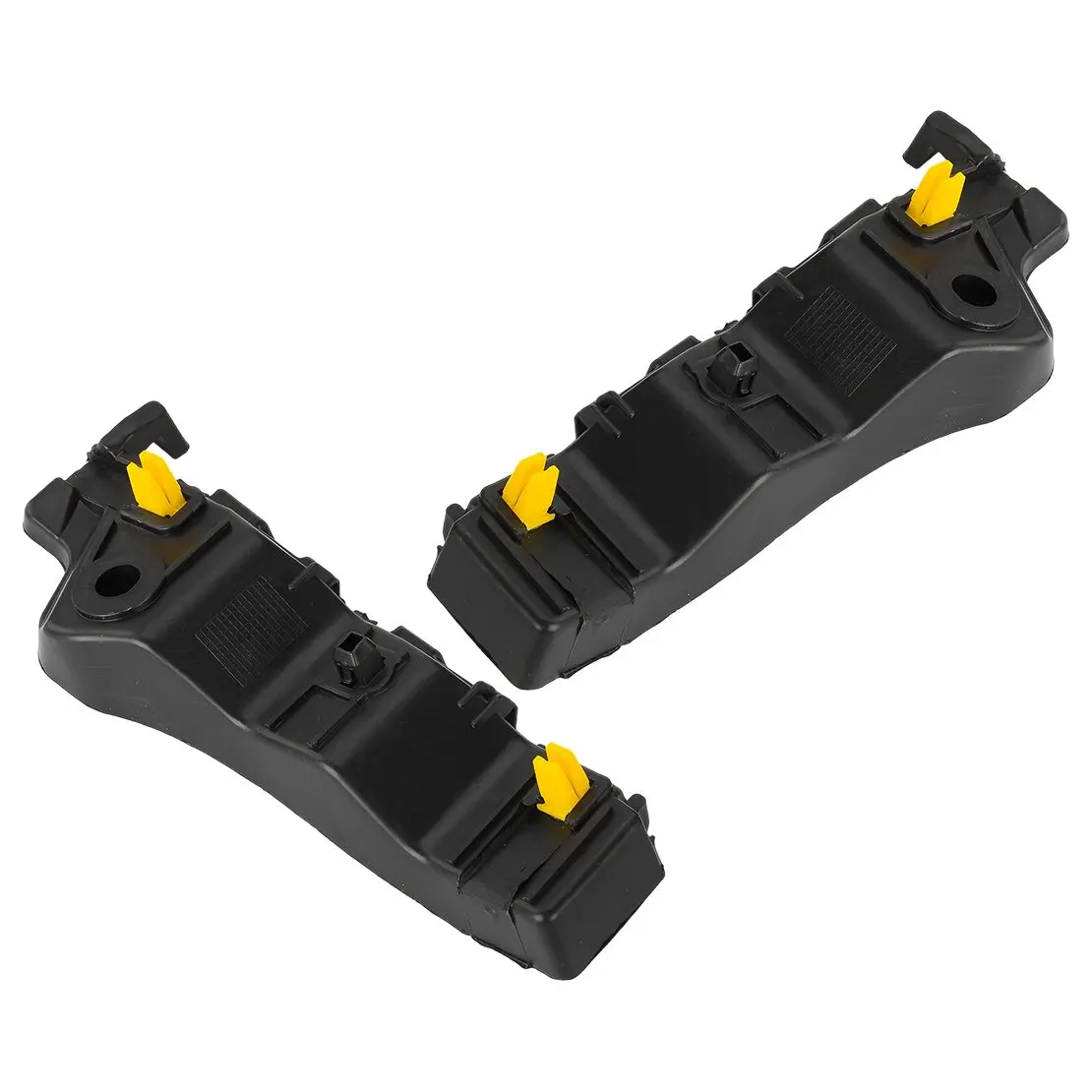 

865134Z000 865144Z000 1 пара левый и правый кронштейн переднего бампера, черный ABS, подходит для Hyundai Santa Fe Sport 2013 2014 2015-2018