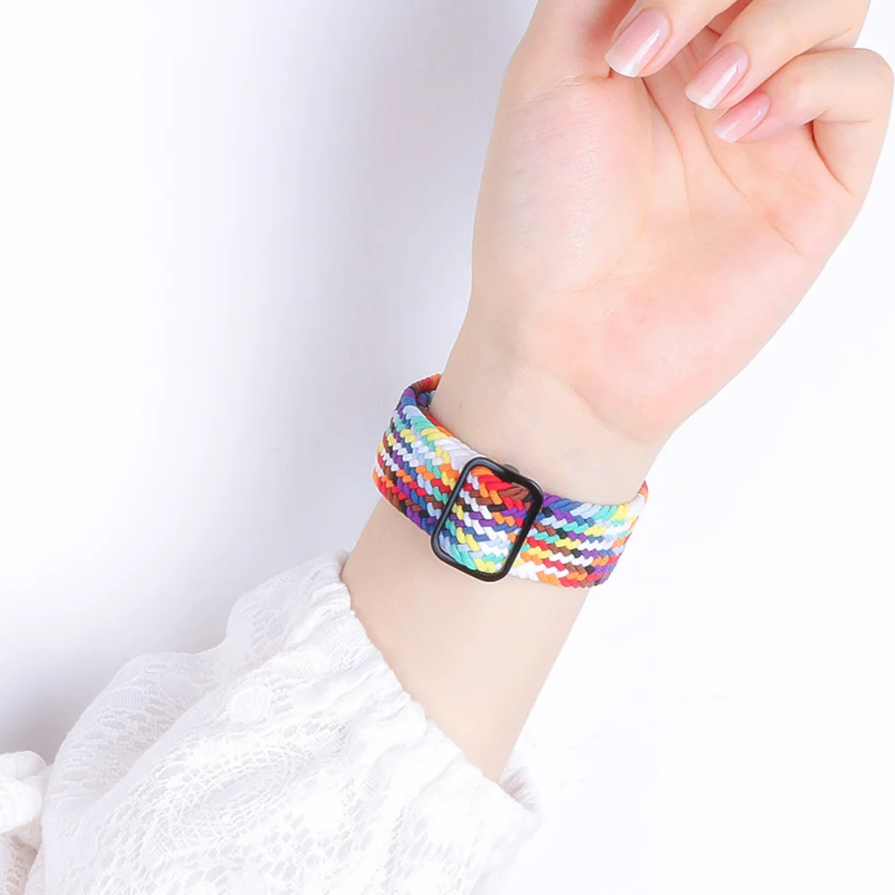 Nylon Strap For Apple Watch 12 11 10 9 8 7 46mm 42mm Adjustable Wristband iWatch Ultra4-3-2-1 49mm 6 5 4 SE 45mm 41mm 44mm Belt