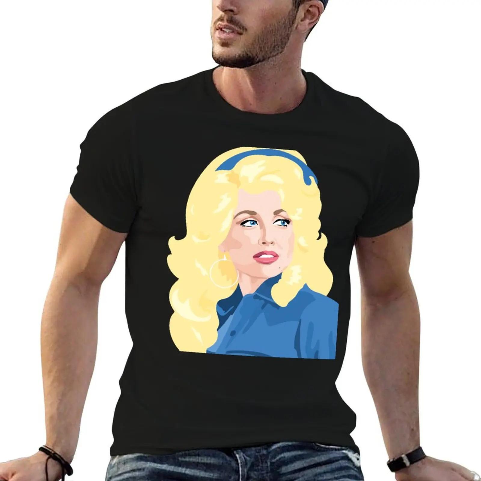 

t Dolly man Color Young t shirts prints T-Shirt cotton Parton funny shirts in with for