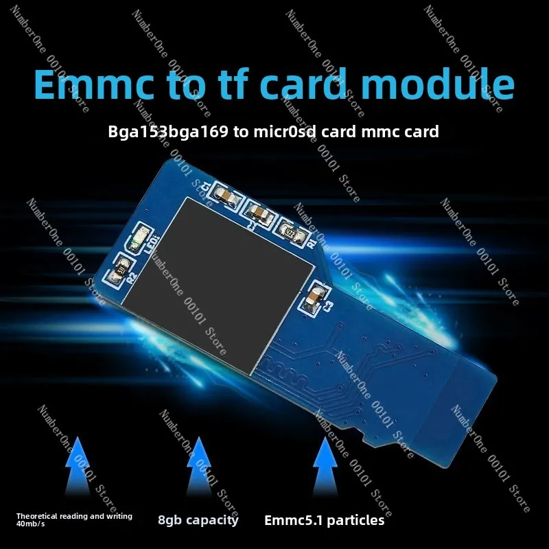 Модуль EMMC для карты TF BGA153 BGA169 для карты Micro SD MMC