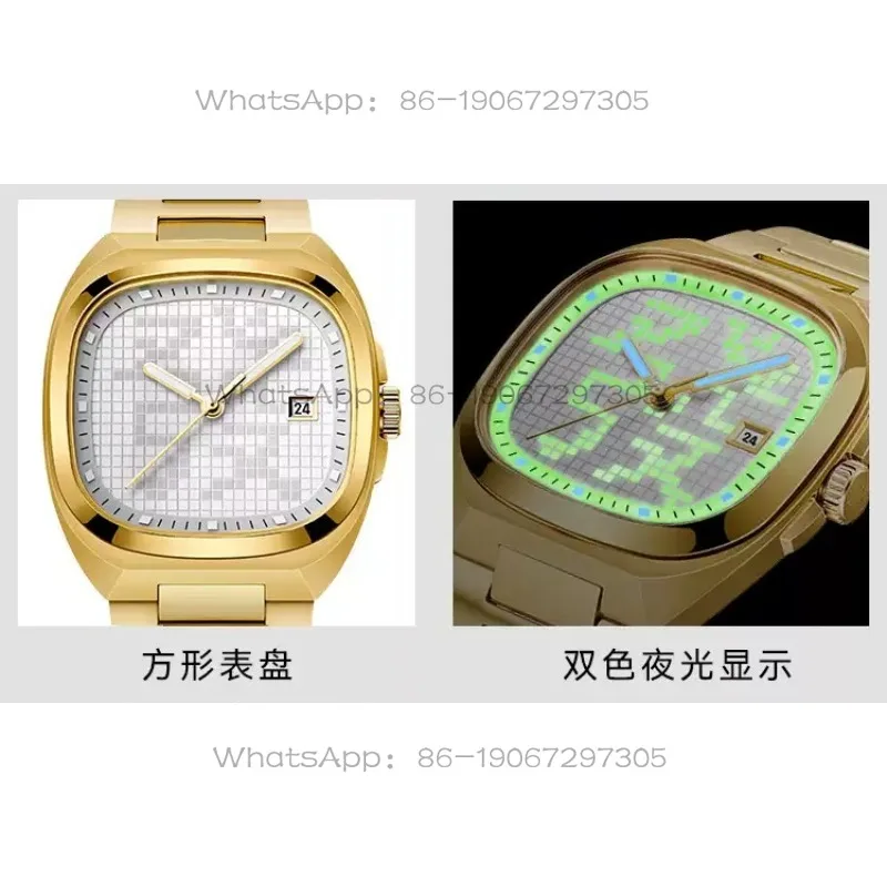 26523 Small dial luminous waterproof automatic mechanical gold watch