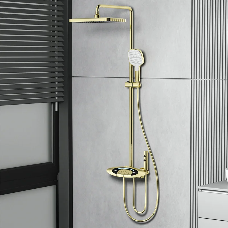 

Shower faucet, digital display constant temperature, hotel bathroom multi-functional water outlet shower bath