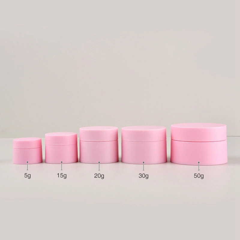 20Pcs Different Color Empty Jar Cosmetic Container Round Refillable Bottle Plastic Case Travel Tool