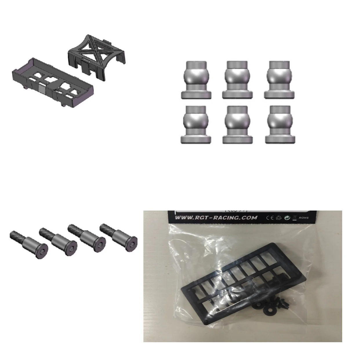 RGT Spare Parts R86318 R86331 R86317 R86313 R86307 For EX86181 CRUSHER 1/10 RC Remote Control Car Professional Crawler 2.4G