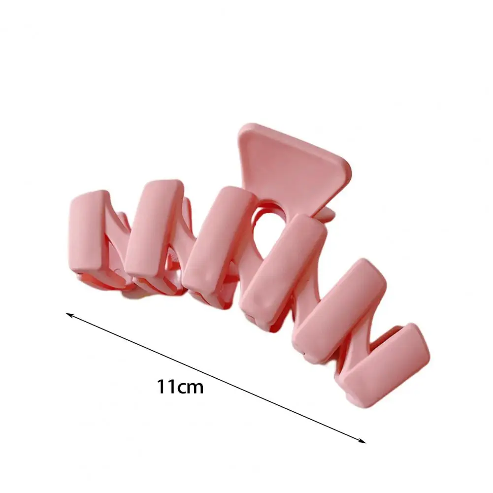 Head Shark Clip Solid Color Large Size	Hair Clip Trendy Trendy Resin Strong Claw Hair Grip Fashion Dressing Up Head Clip