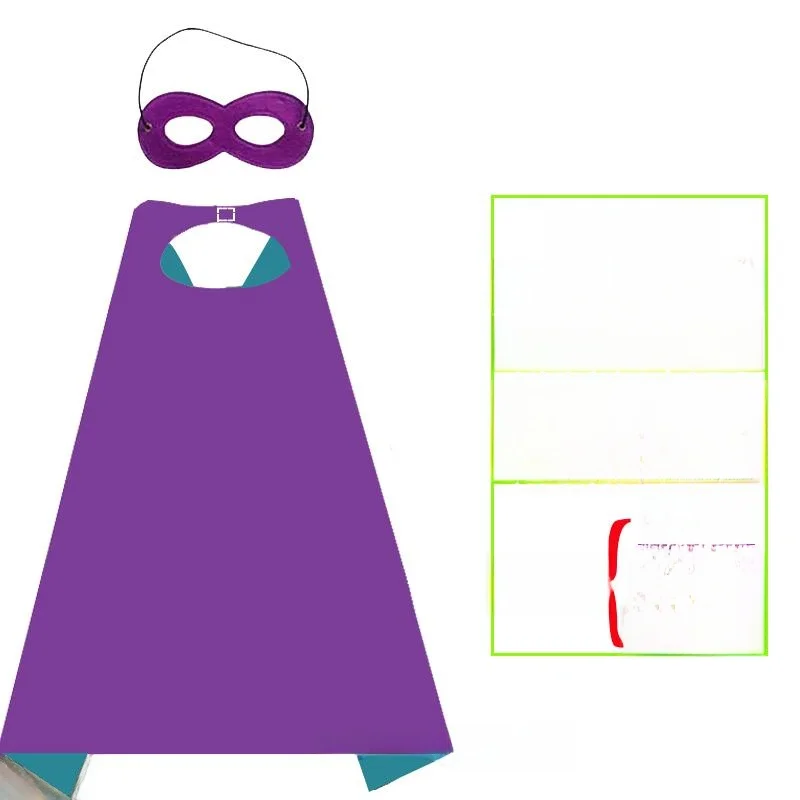 Robe de couleur Pure pour enfants, peinture de Festival d'halloween, Costume de jeu scolaire pour spectacle de maternelle, DIY bricolage