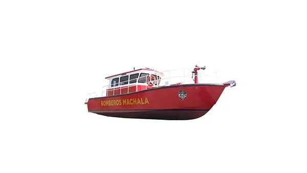 Barco de bombeiros/barco piloto de alumínio para trabalho de resgate marítimo