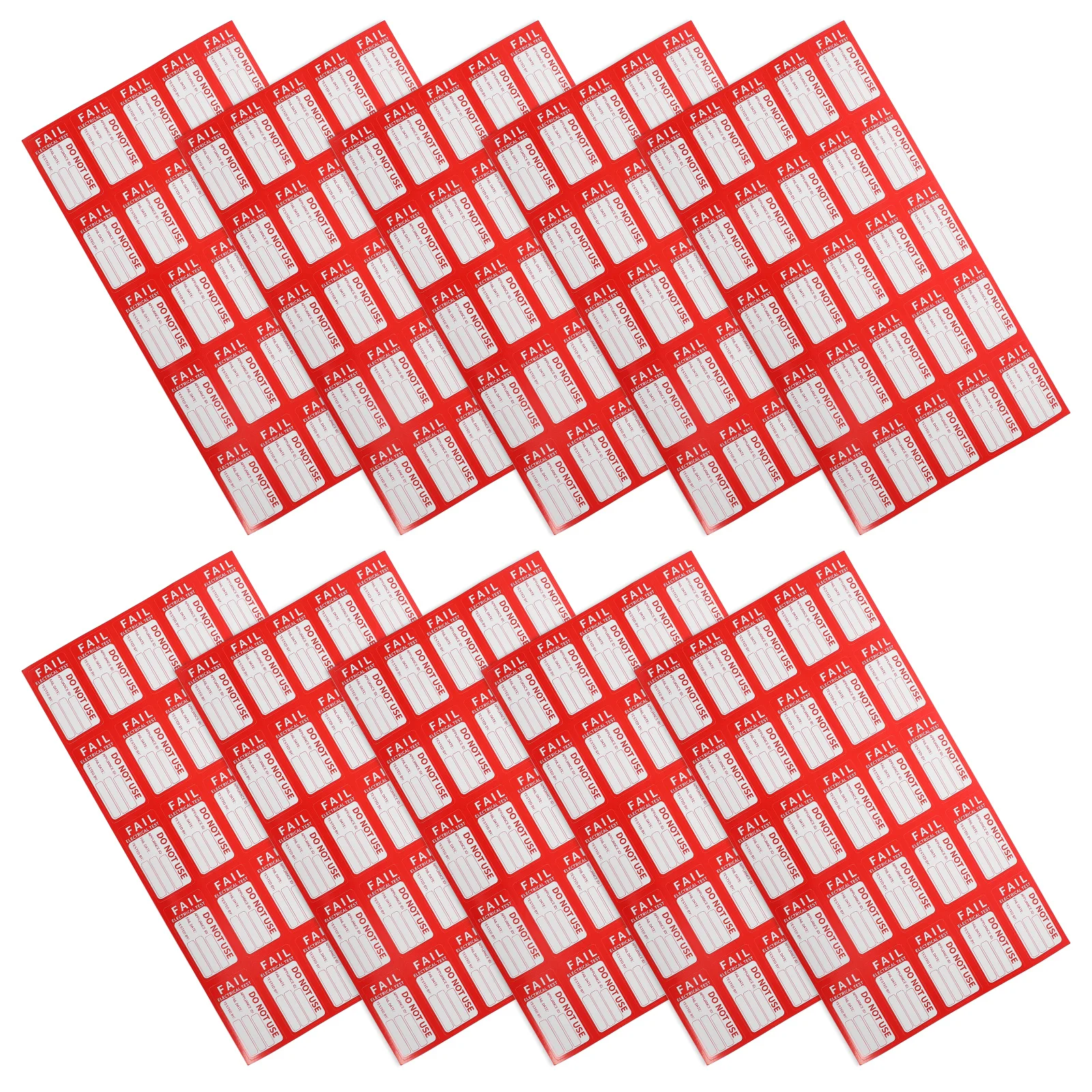 

10 Sheets Quality Inspection Label Office Supplies Paper Packing Labels for Moving Boxes