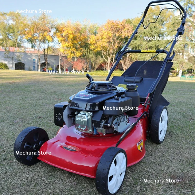 Four-Stroke Lawn Mower – Hand-Push Grass Cutter Weed Trimmer – Lawn Trimming Machine Powerful Tool Garden Power Tools JT60