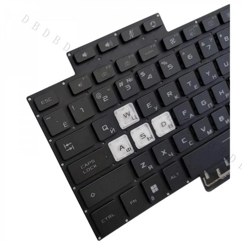 AA+New Russian RGB Backlit Laptop Keyboard For ASUS TUF Dash F15 TUF Air FX516 FX516P FX516PR FX516PM FA516