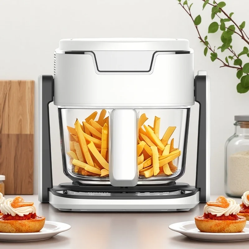 

2025 New Manual Control Air Fryer - Non-Toxic BPA-Free, 5L with Observation Window (1500W, Oil-Free, Easy Clean)​