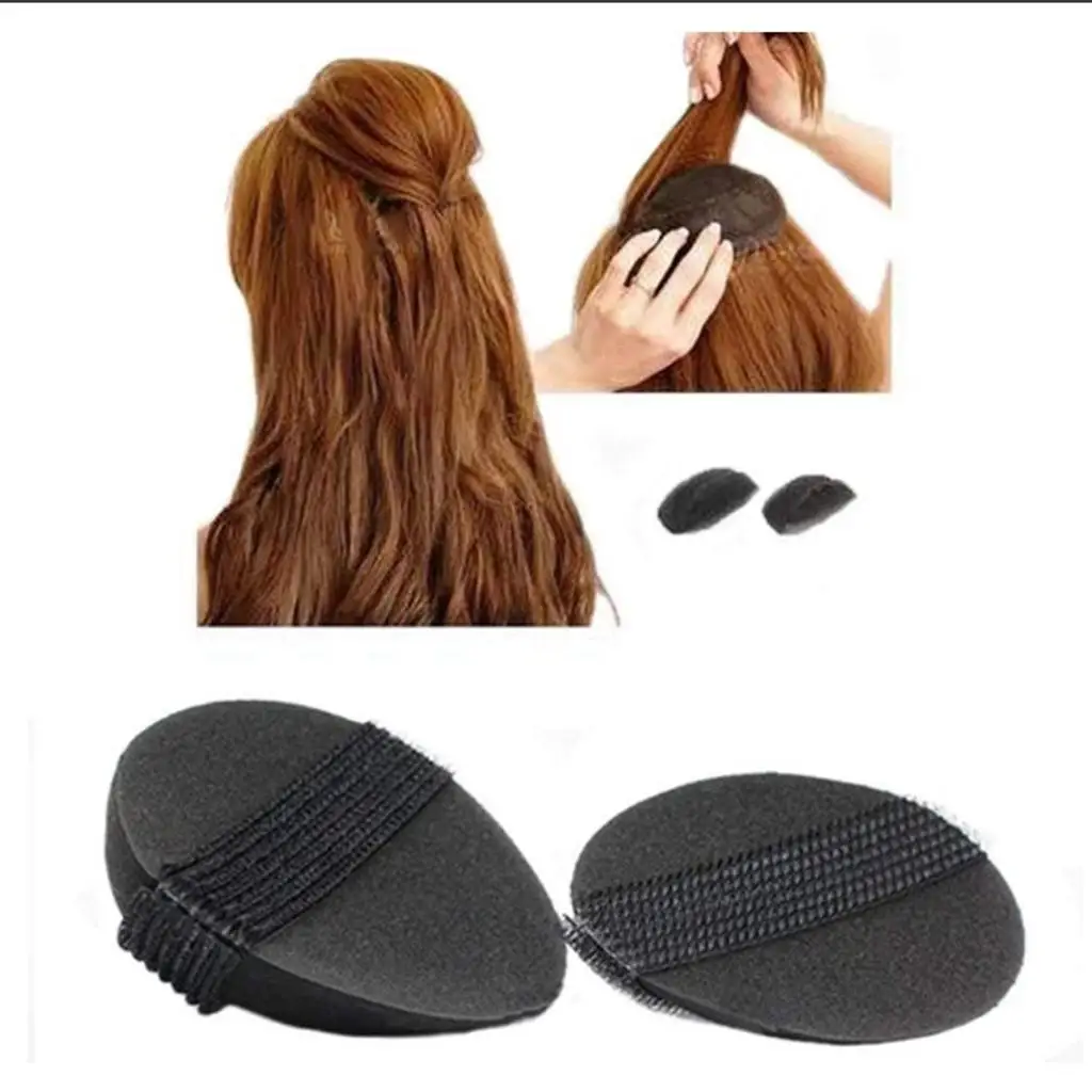 2x Women's Sponge Hair Bump Up Comb Hair Bouffant Styling Tools Insert Beehive image 3