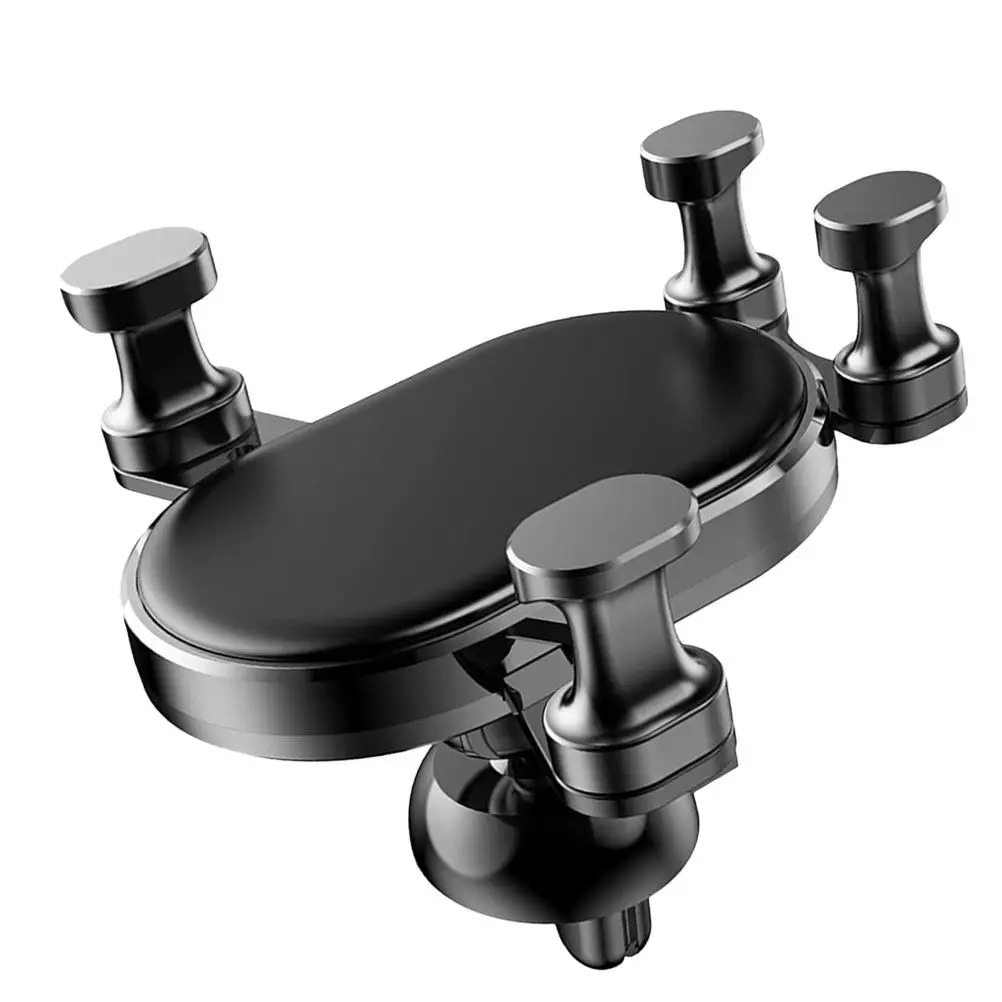 

Car Phone Stand Black Silicone ABS Material 360 Degree Rotatable Universal Holder for Dashboard Windshield Easy One Hand