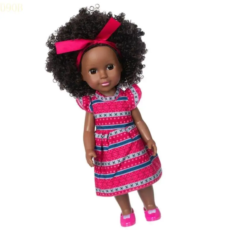 

090b 35 см. Жизнь, как африканская черная кукольная комната Reborns Doll Kids Roleplaying Toy