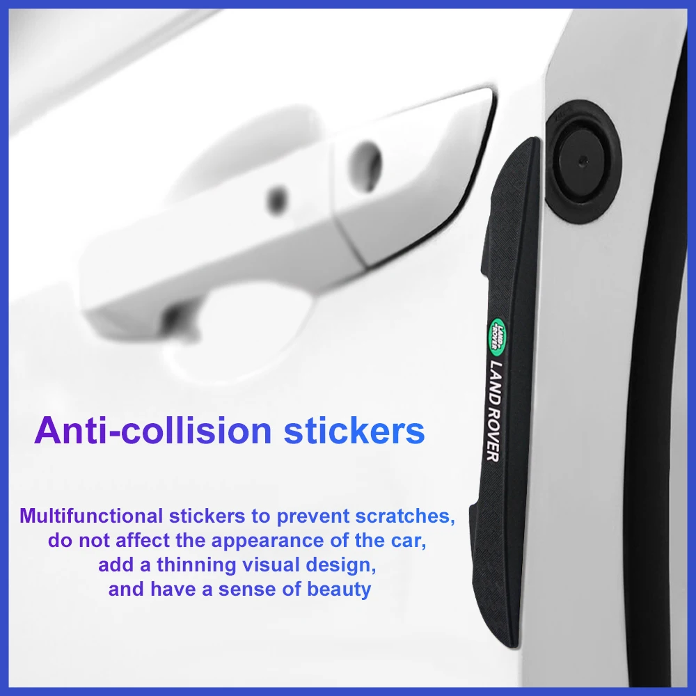 

4Pcs Car Door Edge Rearview Mirror Anti-Scratch Protector Strip Guard For Land Rover Range Rover Defender Discovery L320 Sport