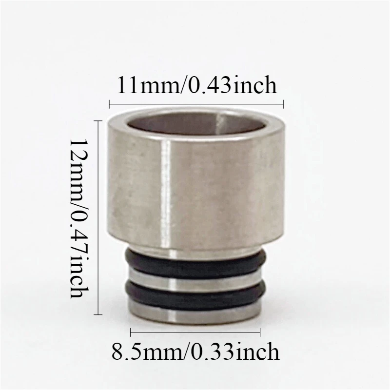 1 قطعة 510 فوهة بالتنقيط الفولاذ المقاوم للصدأ القش المشترك OD11H12 #3