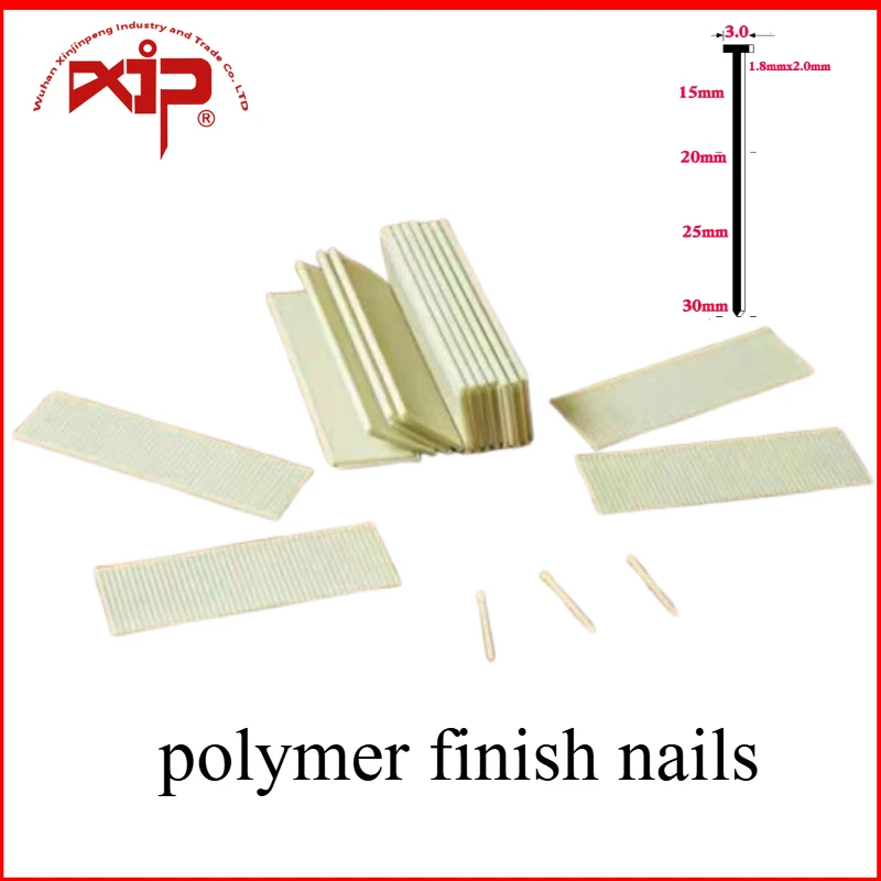 F30 Nails 15 Ga Polymer Composite Pin Plastic Finish Brad Nails for Upholstery Home Improvement  Uñas Postizas Decorativation