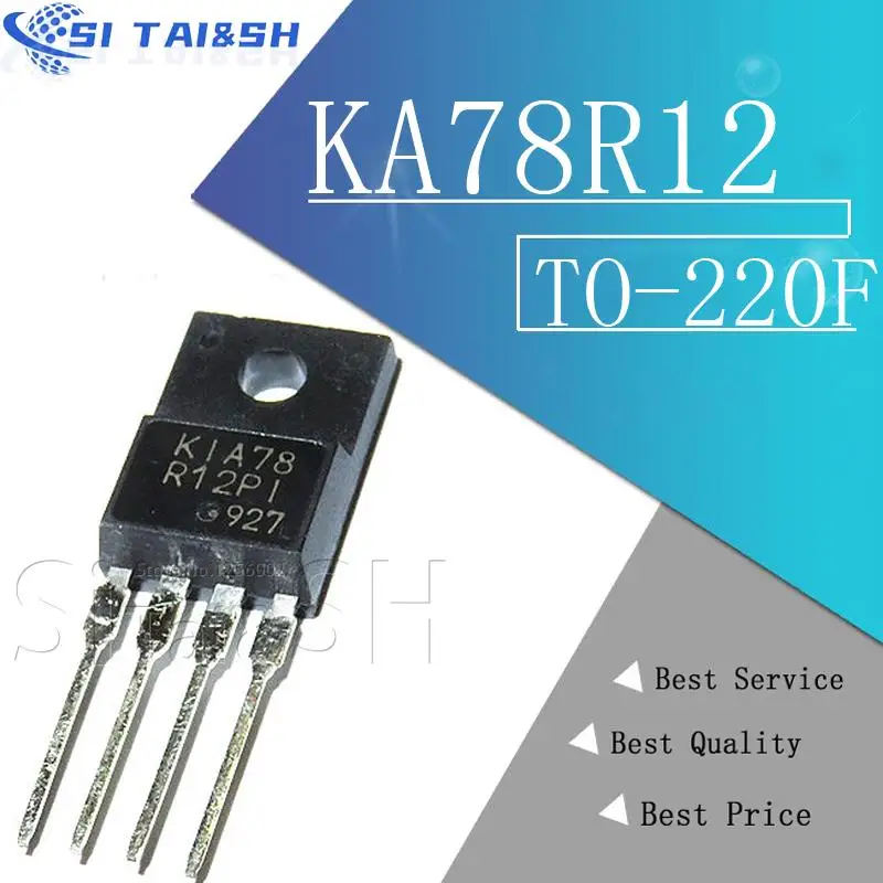5pcs/lot KA78R12 78R12 TO-220F-4 12V 1A