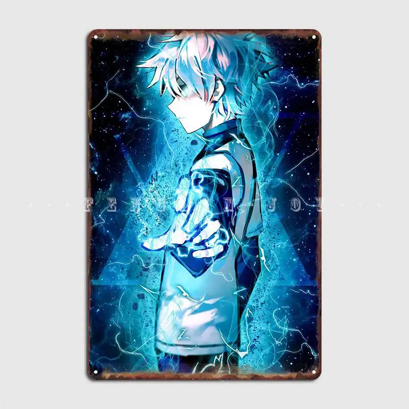 Gon And Killua Metal Plaque Poster Wall Mural Mural Personalized Wall Decor Tin Sign Poster