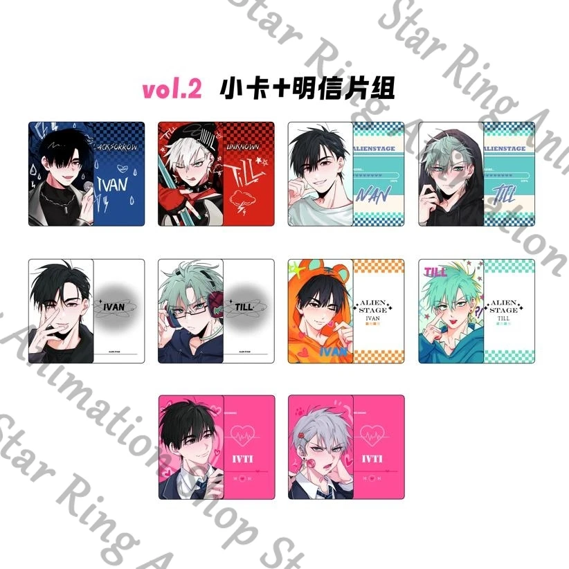 

Alien Stage Till Ivan Anime Photo Paper Card Lesser Calorie Coated paper Postcard Cospaly Cartoon Gift Decorate
