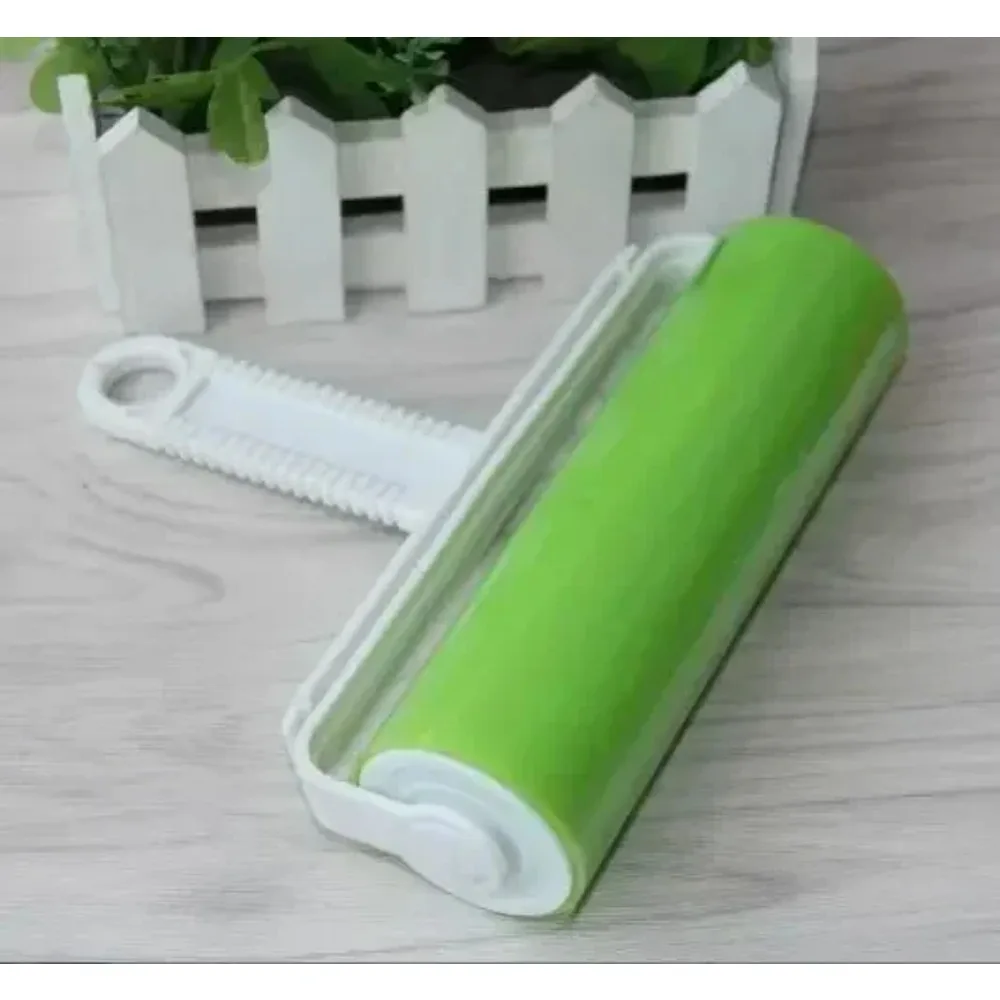 2026 Large High Quality Washable Reusable Household Cleaning Remover Portable Hair Rolle Clothes Hair Pet Hair Sticky Roller view 3
