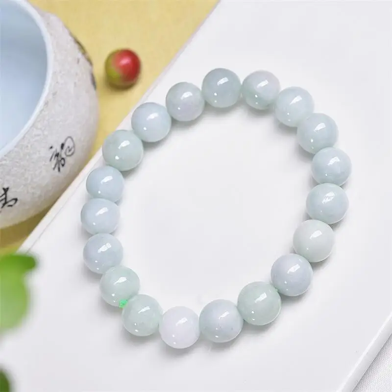 Pulseira de contas de jade natural artesanal cristal quartzo joias pulseira elástica presente de aniversário para crianças 1 peça