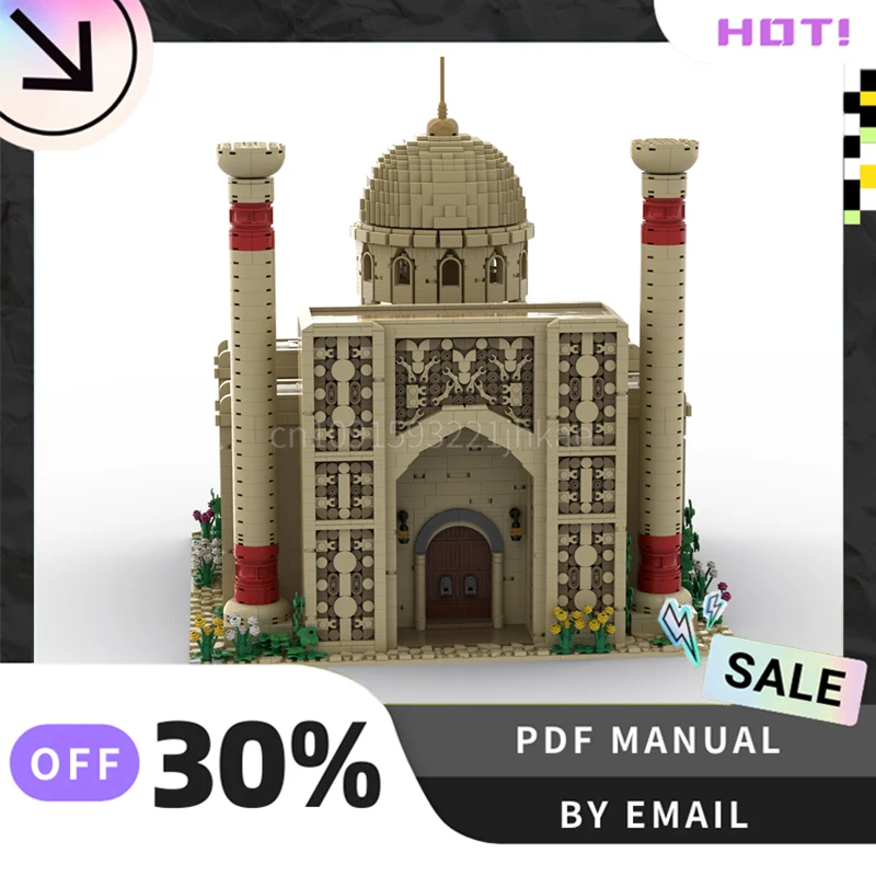 [5601PCS] Customized MOC Monastery Creative Building Blocks Set STEM Educational Toys DIY Construction Model Kit Birthday Gifts