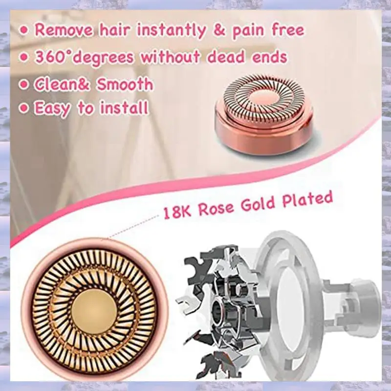 2025-8X رؤوس بديلة، رؤوس بديلة لإزالة شعر الوجه للنساء من الجيل 2